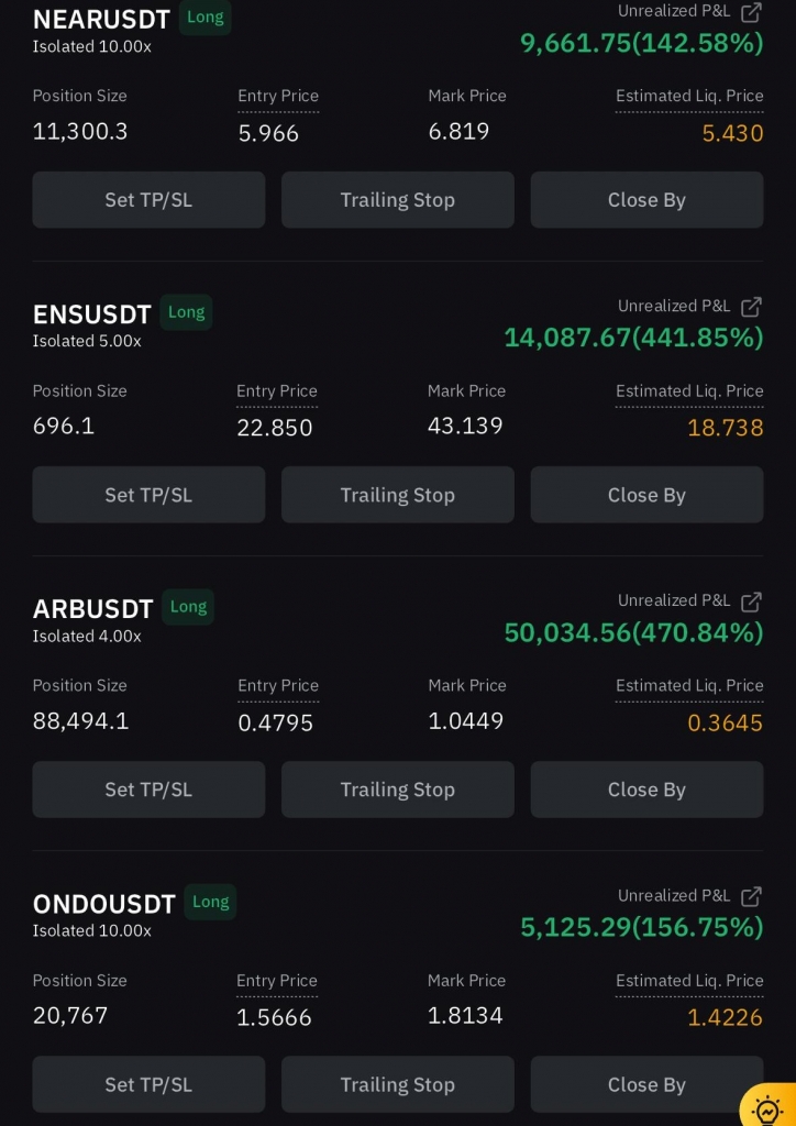 조○영 회원님의 현재 수익중인 종목